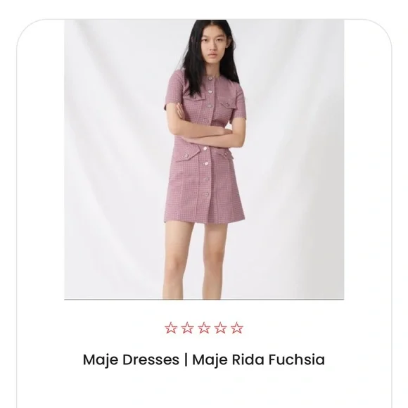 Beautiful Maje Rida Dress NWT - Picture 6 of 15